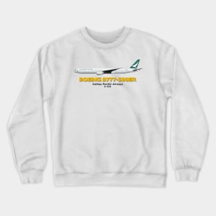 Boeing B777-300ER - Cathay Pacific Airways Crewneck Sweatshirt